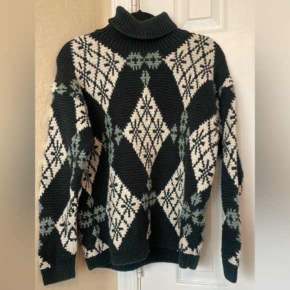 Vintage Jones New York Green Knit Sweater - Picture 4 of 5